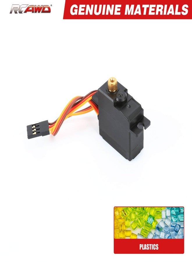 RCAWD 25T Steering Servo & Servo Arm Horn for MJX Hyper Go 1/16 16207 16208 16209 16210 H16 Series Upgrades Part - Image 4